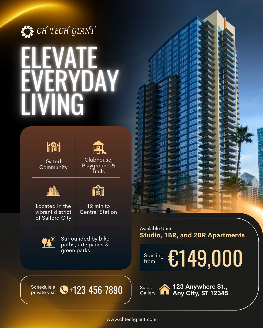 RealEstate Phamplet Designs - CH Tech Giant