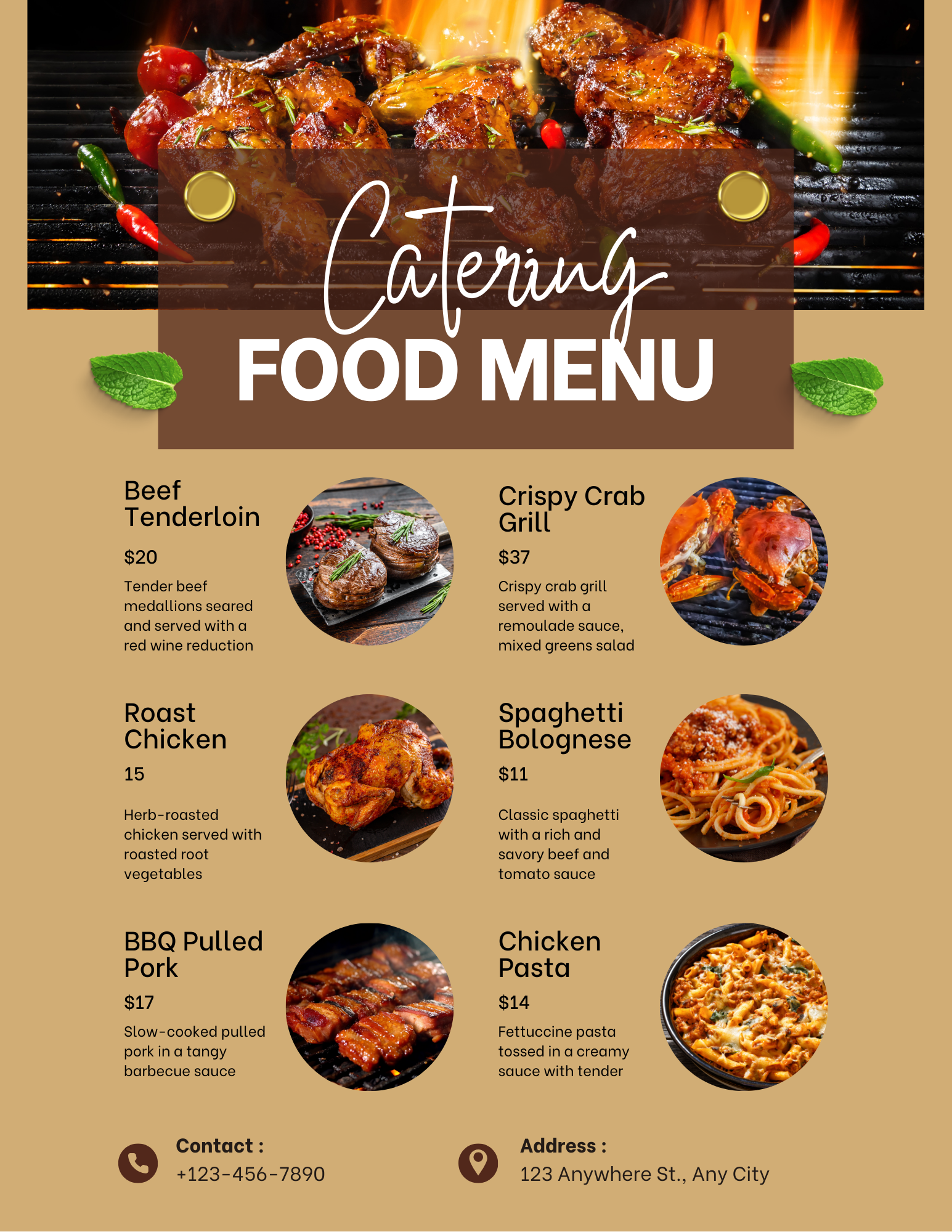 Restaurant Menu Designs - CH Tech Giant