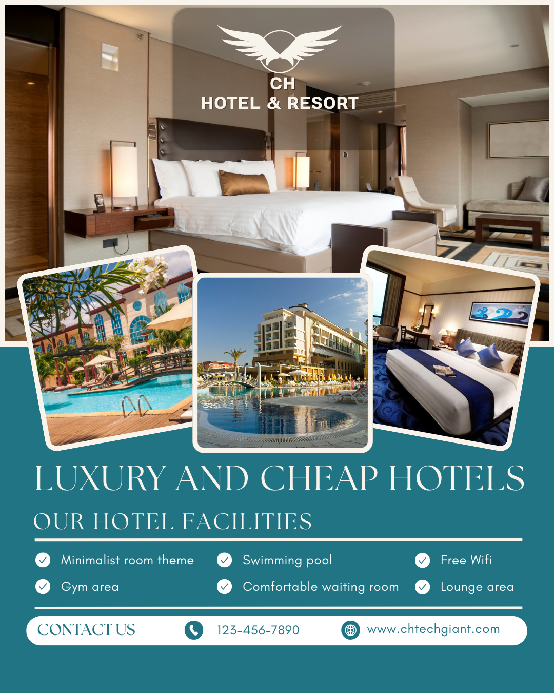 Resort Phamplet Designs - CH Tech Giant