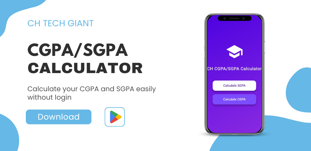 CGPA/SGPA Calculator - ch tech giant